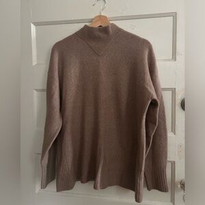 Everlane Funnel Neck Wool-Blend Sweater